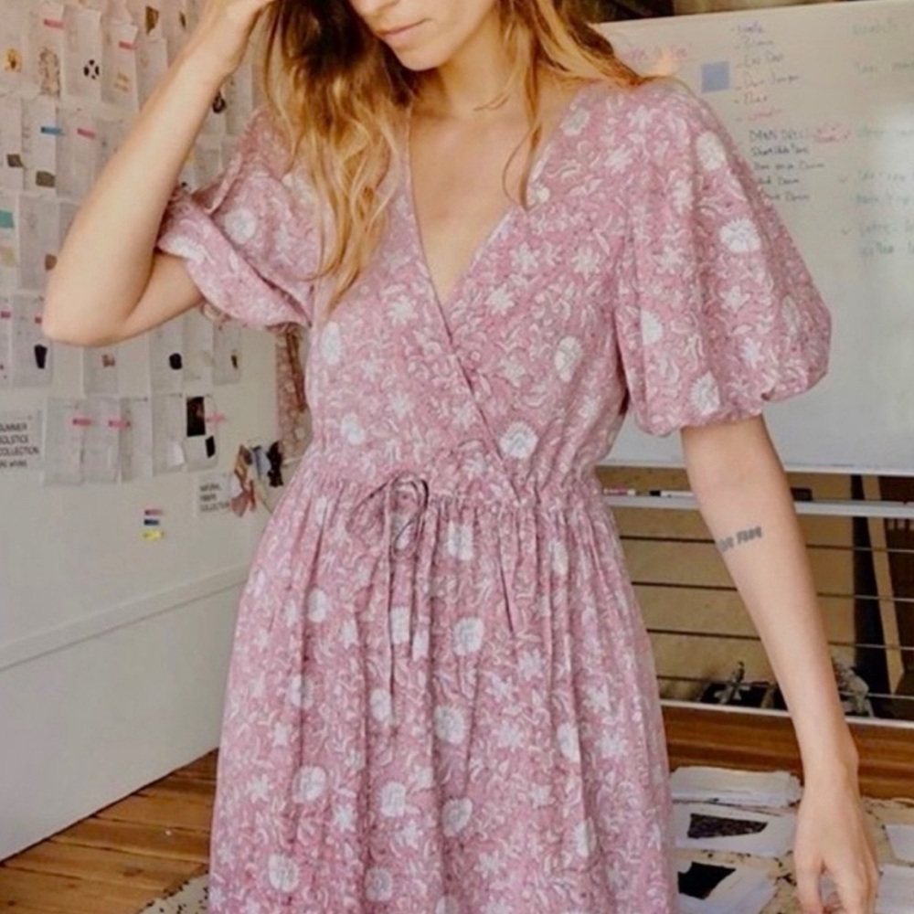 Christy Dawn Dahlia Dress in Blush Thistle
